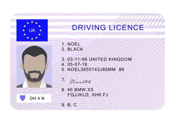 UK driving license, driver's license, photo card driving license, driver's license check, Safe2Drive.