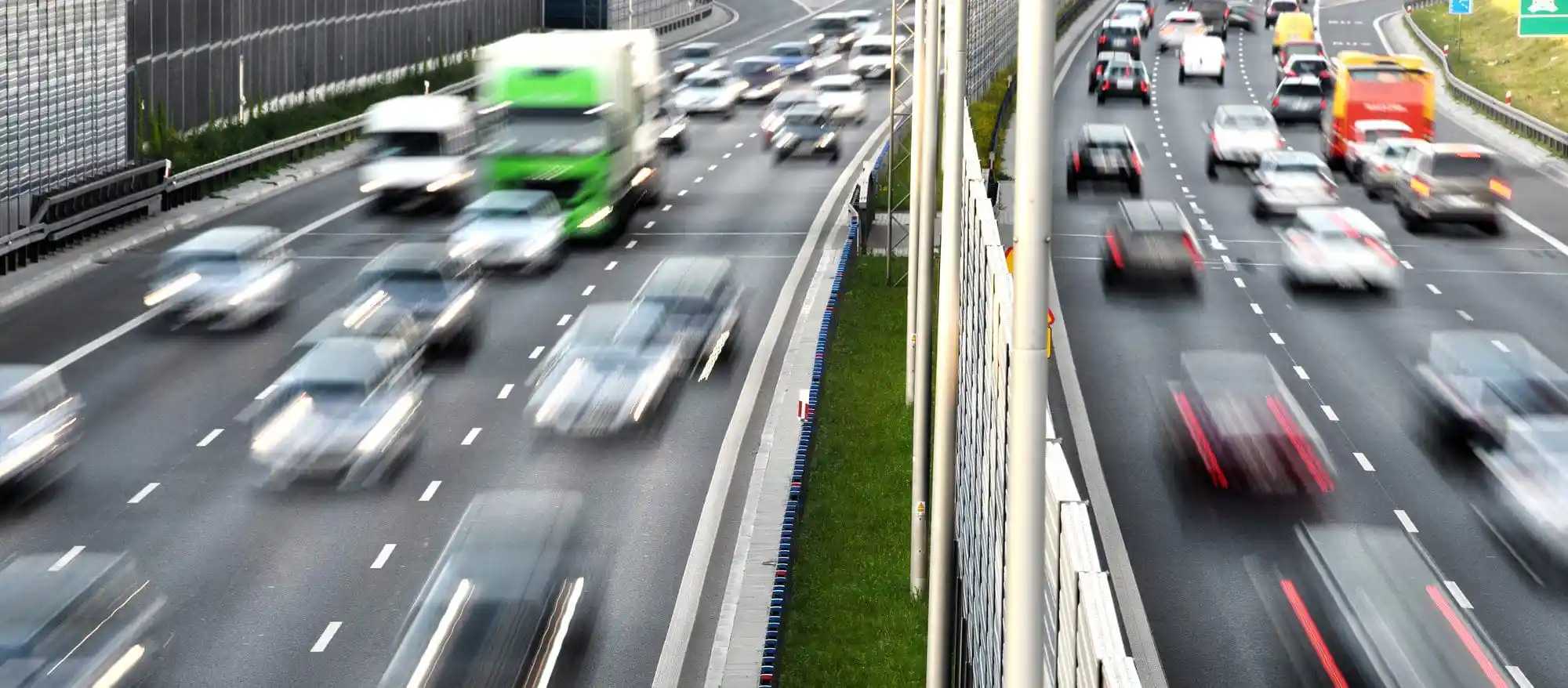 S2D Traffic Road Blurred Highway Traffic